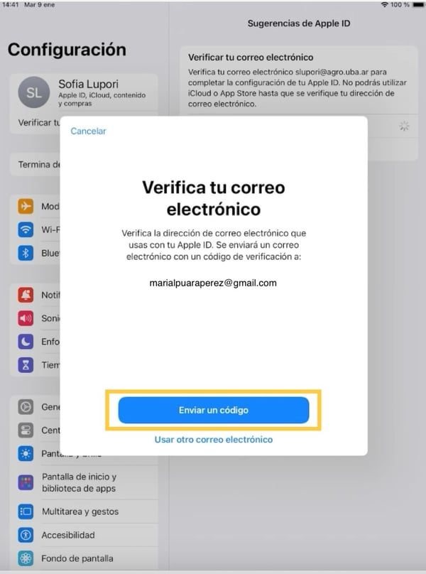 34- enviar codigo